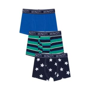 MINOTI 3er-Pack Boxershorts Blau