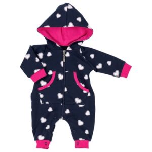 Baby Sweets Overall Lieblingsstücke Herzen pink dunkelblau