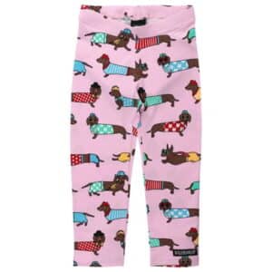 Villervalla Leggings Dachshund himbeere