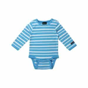 Villervalla Body Langarm Stripes meeresblau