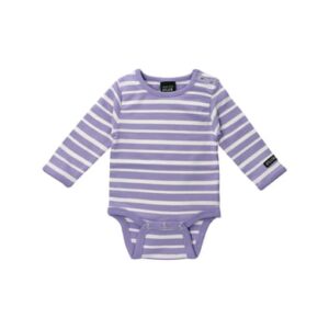 Villervalla Body Langarm Stripes lavendel