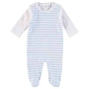 FEETJE Baby Stramplerset Ringel blau