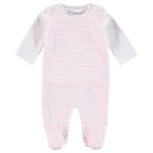 FEETJE Baby Stramplerset Ringel rosa