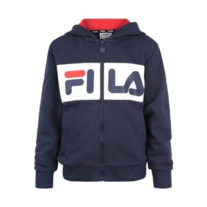 Fila Kids Hoody Jacke Franklin black iris - bright white