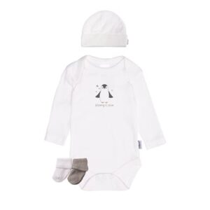 Liliput 4-teiliges Set 'Pinguin' weiss-grau