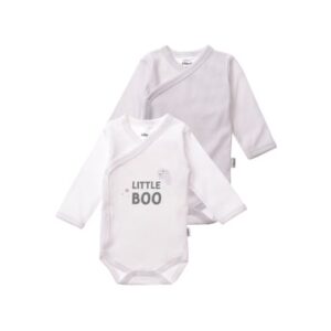 Liliput Wickelbodys Little Boo weiss-grau