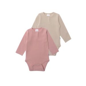 Liliput Baby-Bodies 2er Set rose/ beige