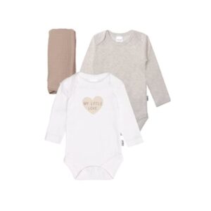 Liliput Baby-Geschenkset 3 teilig My little love braun-grau