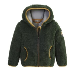 killtec Fleecejacke mit Kapuze waldgrün