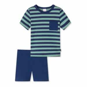 Schiesser Pyjama kurz - Boys World Organic Cotton mineral