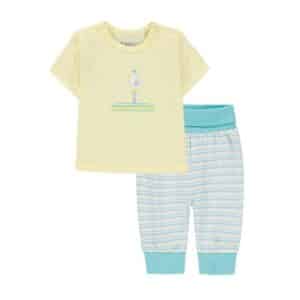 KANZ Boys Set 2-tlg pastel yellow/yellow